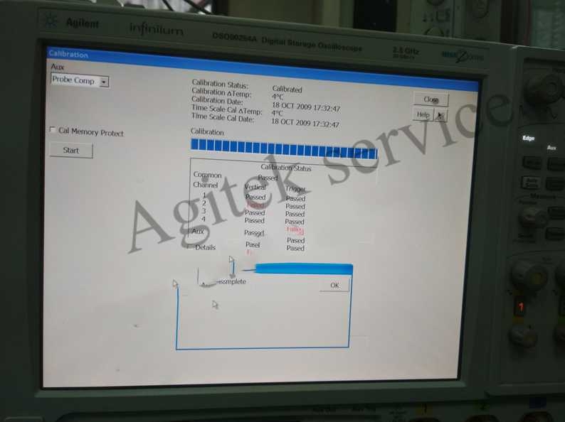 安捷倫DSO90254示波器維修案例