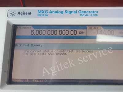 安捷倫N5181A信號發生器維修不開機故障【安泰維修】
