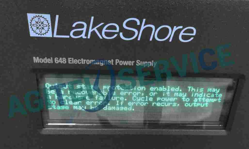 電磁鐵電源LakeShore 648開機報錯維修